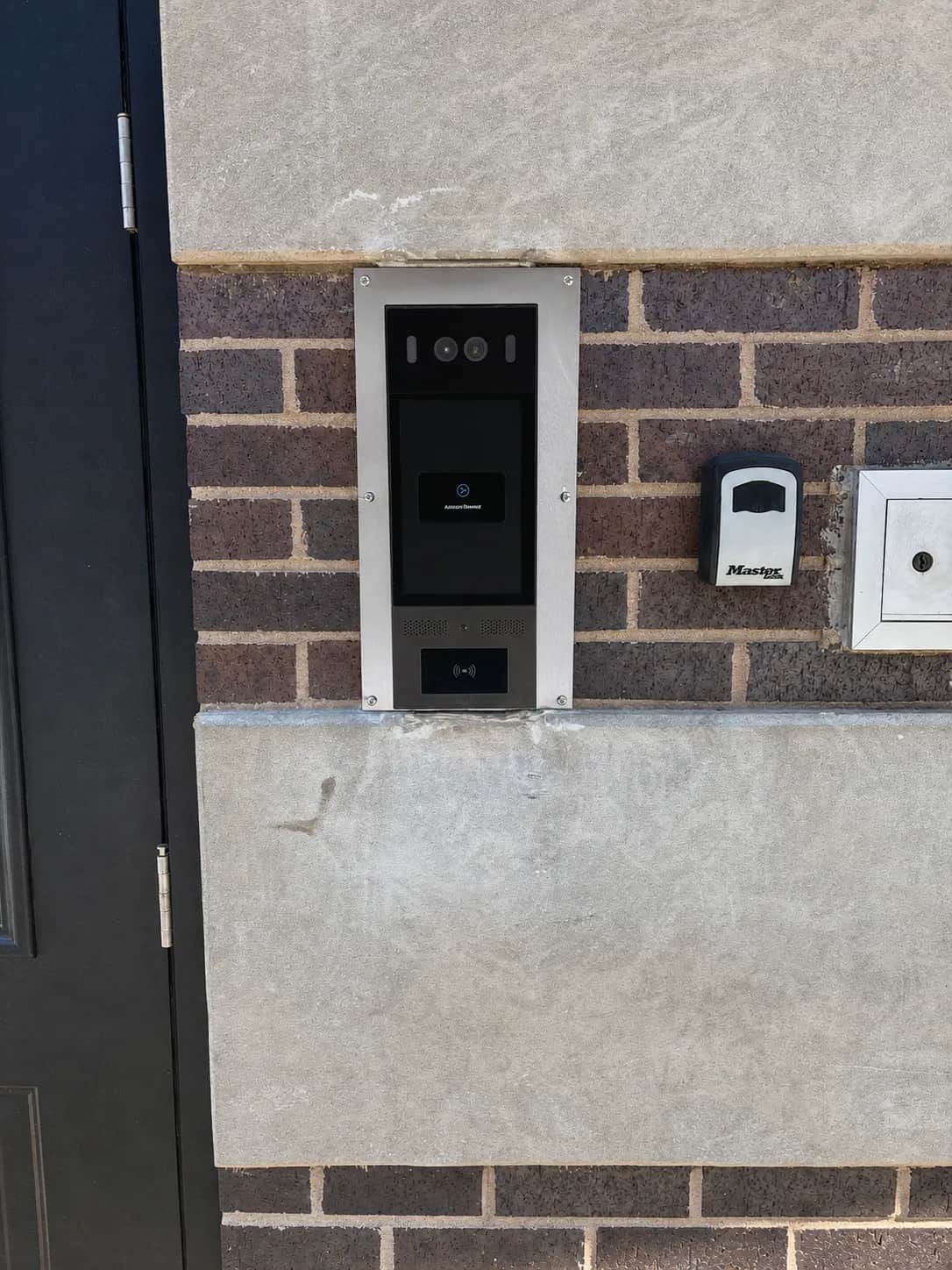 Brownstone intercom retrofit installation in Hoboken
