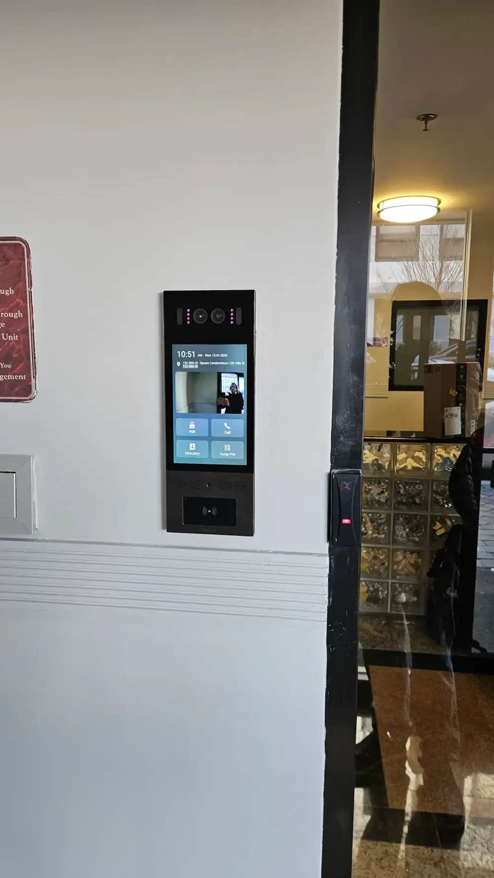 Apartment entry refresh installation in Union City