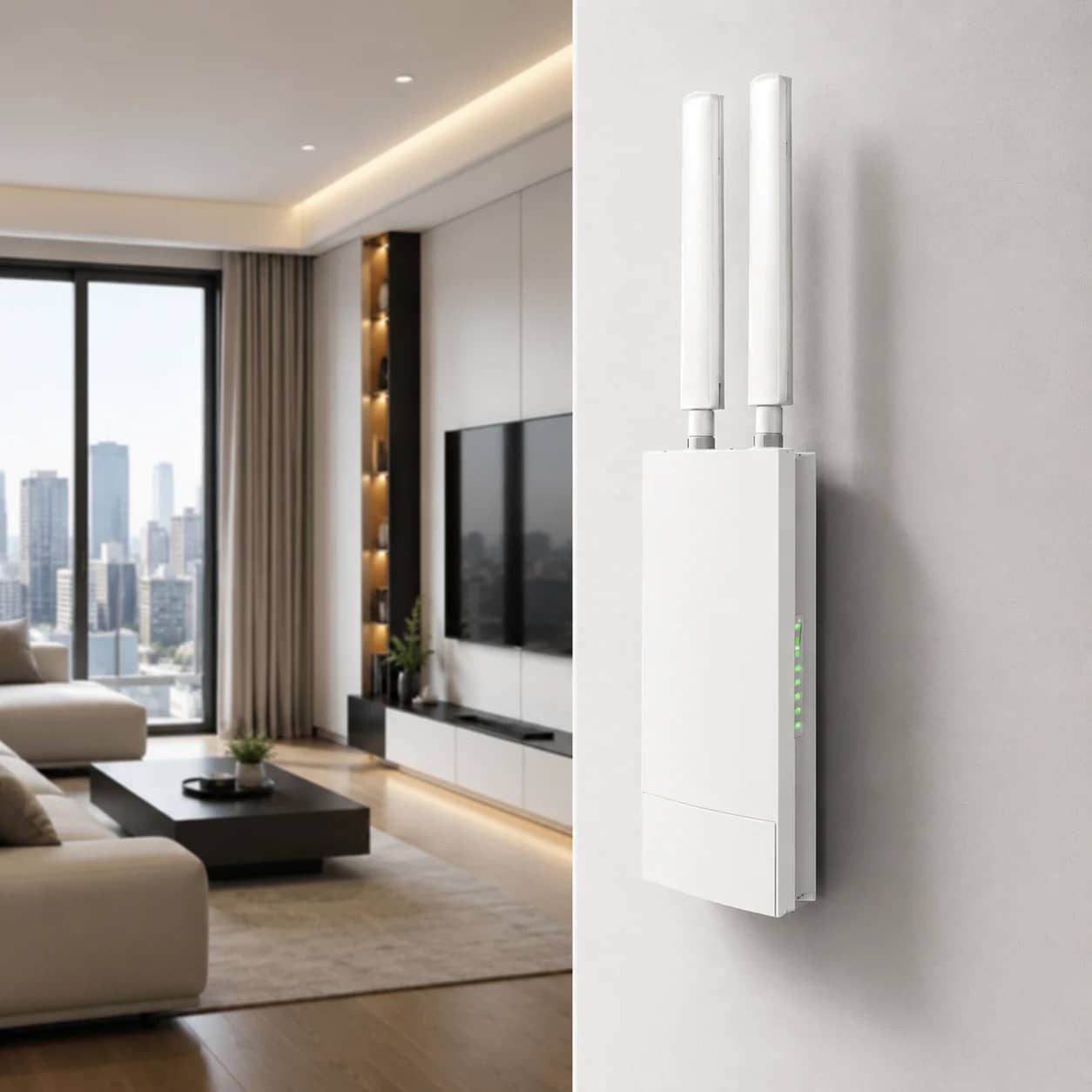 Industrial LTE router — dual-SIM 4G failover device