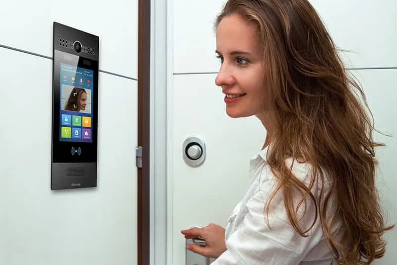 Touchless face recognition entry