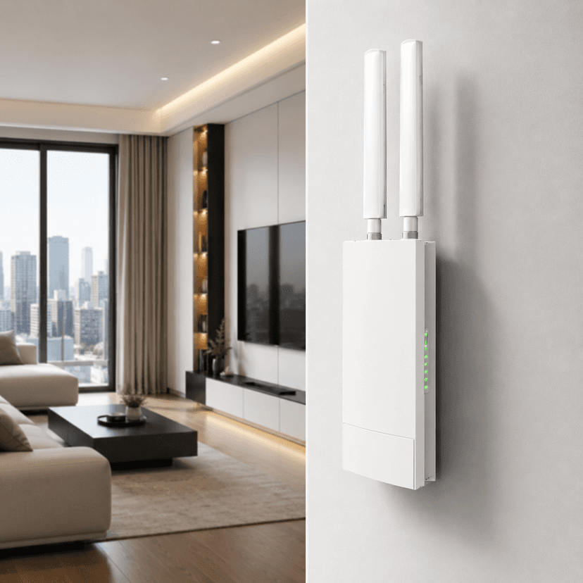 Industrial LTE router — dual-SIM 4G failover device