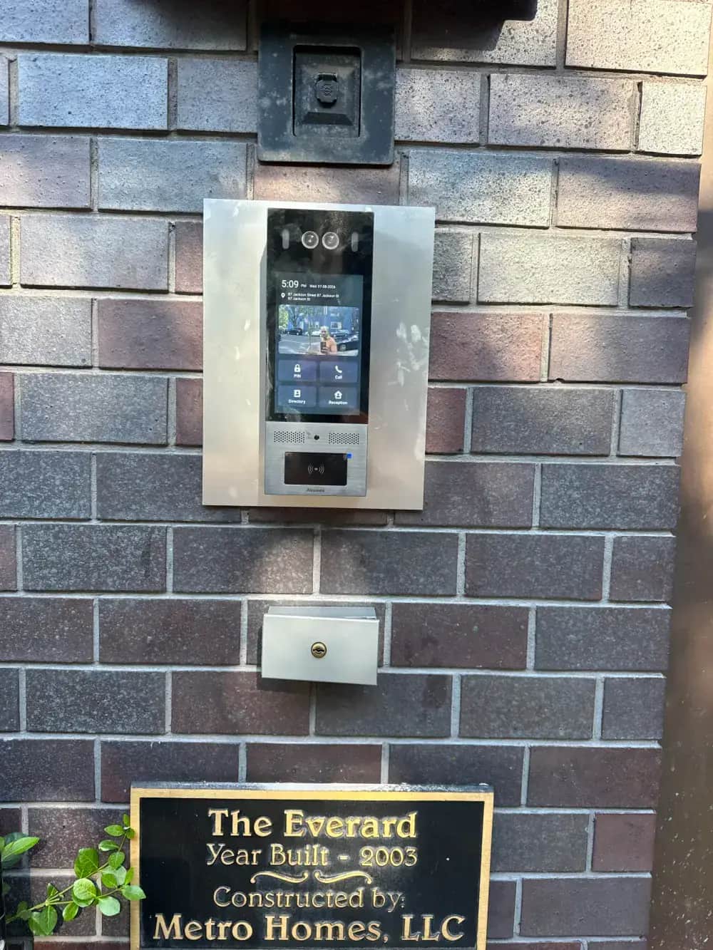 Hudson entry upgrade installation in Hoboken