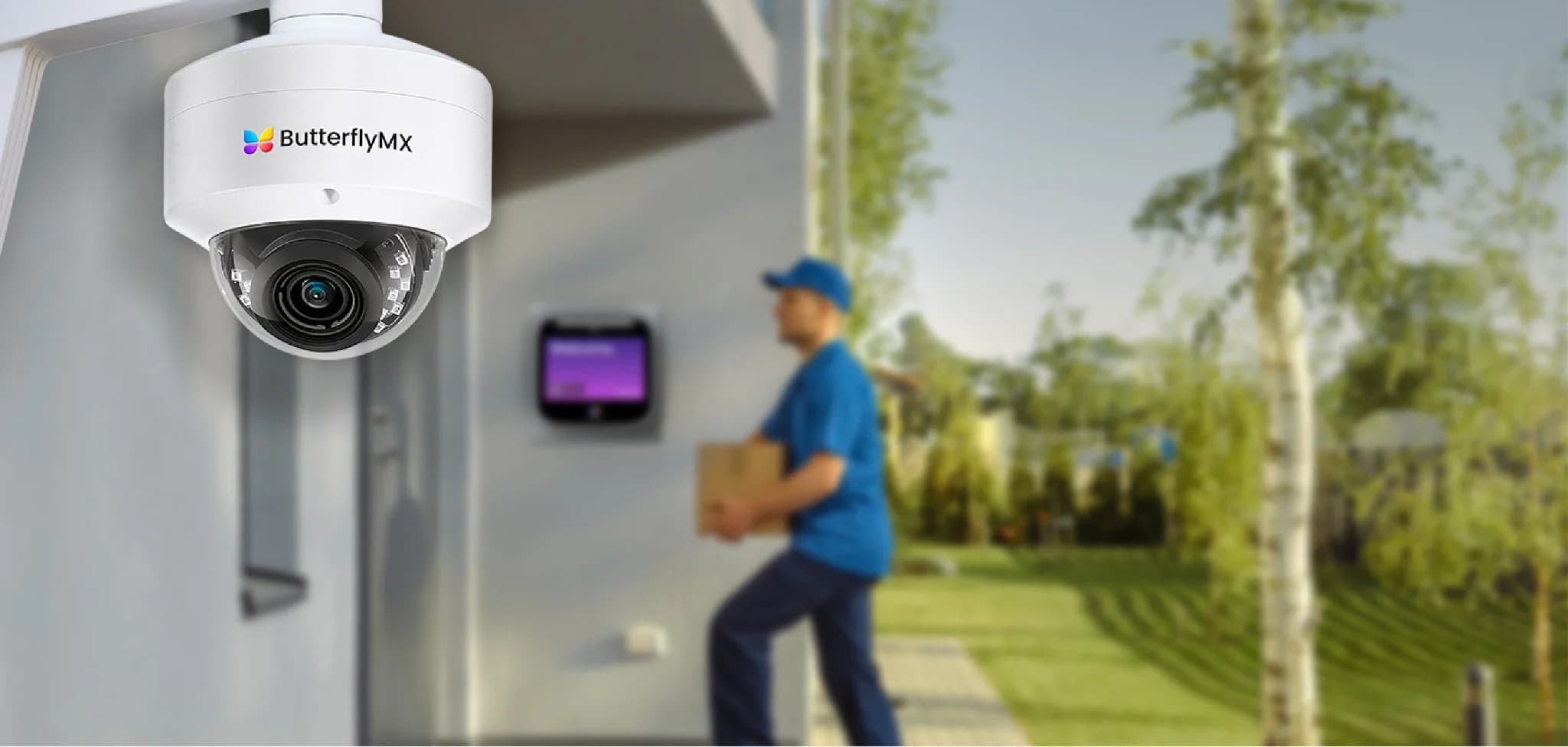 Secure package and visitor management